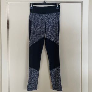 Adidas Black White Speckled Leggings!